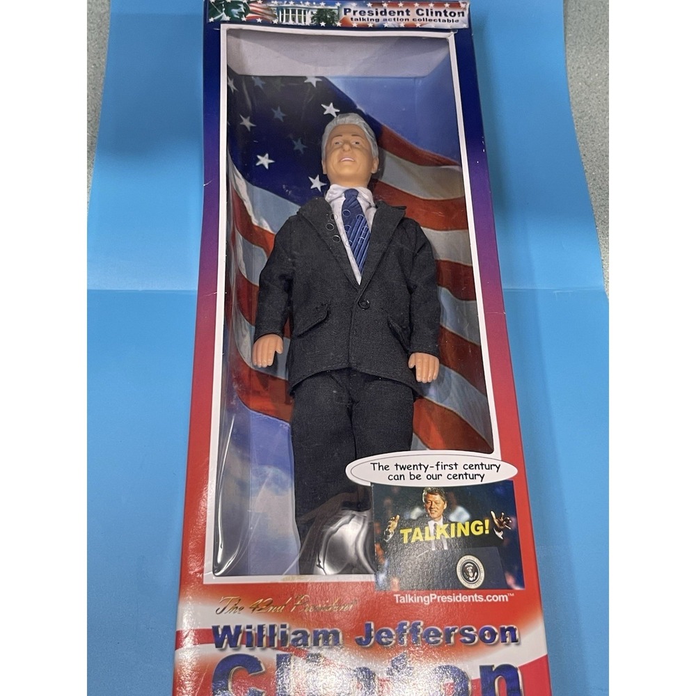 President Bill Clinton Talking Collectable Action Figure Talking Presidents